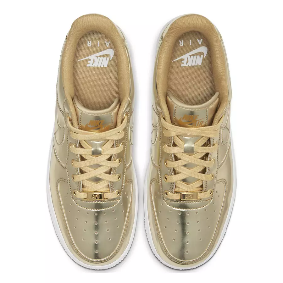 Дата выпуска Nike Air Force 1 SP Gold Liquid Metal Pack