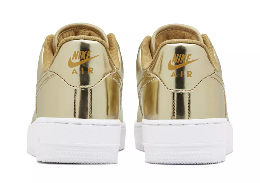 Nike Air Force 1 SP алтын сұйық металдан жасалған қаптаманың шығу күні