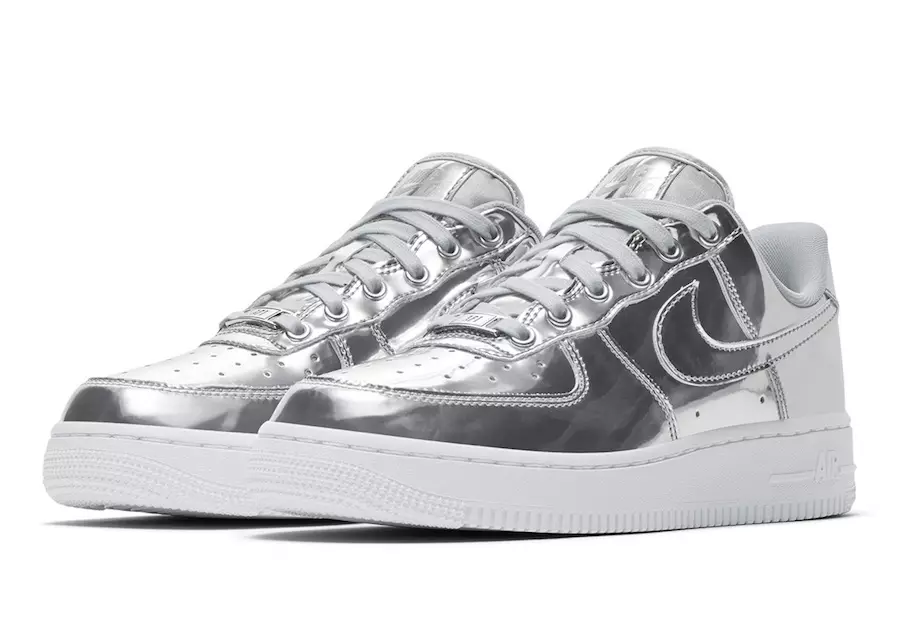 Nike Air Force 1 SP күміс сұйық металдан жасалған қаптаманың шығу күні