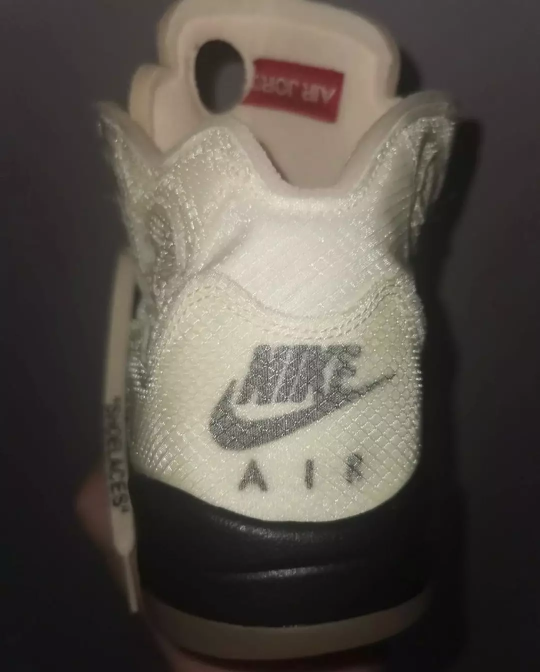 Off-White Air Jordan 5 Sail Fire Red Data e publikimit Çmimi