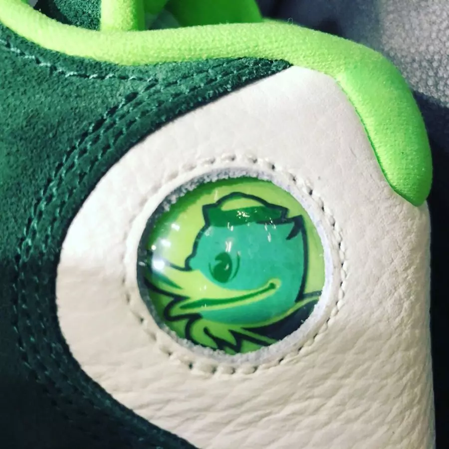 Oregon Ducks Air Jordan 13 Yaşıl