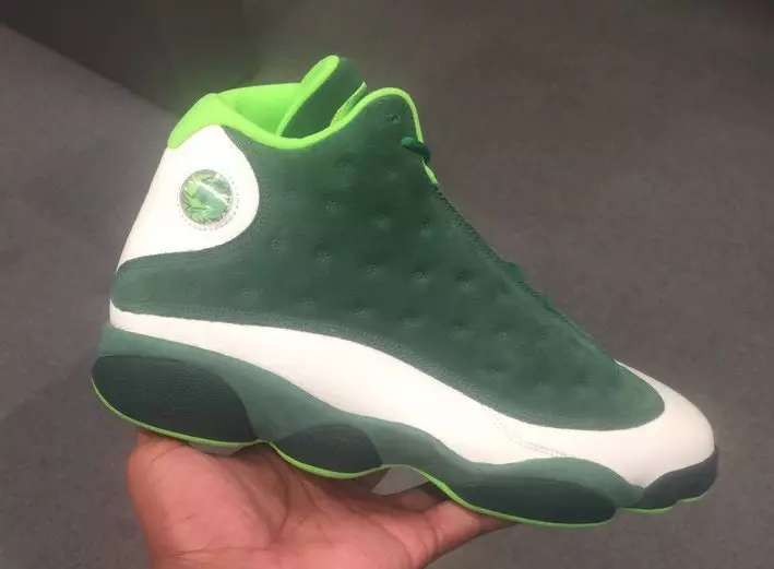 Oregon Ducks Air Jordan 13 Зеленый