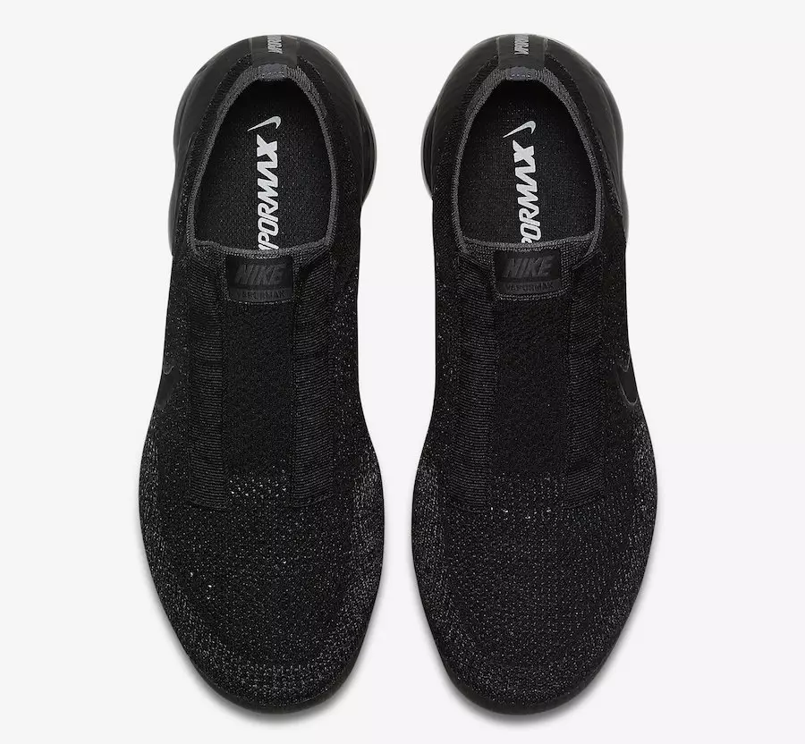 Nike VaporMax Sans Lacets Noir Nuit AQ0581-001