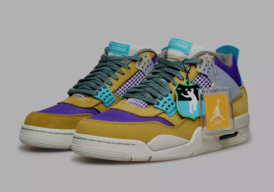 Union Air Jordan 4 Desert Moss Tombola Utgivelsesdato