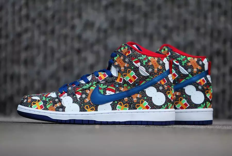 Concepts Nike SB Dunk High Ugly Sweater