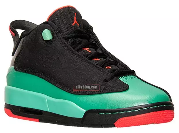 Jordan Dub Zero GS Black/Inframerah-Verde