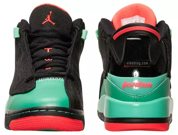 Jordan Dub Zero GS Black/Infrared-Verde