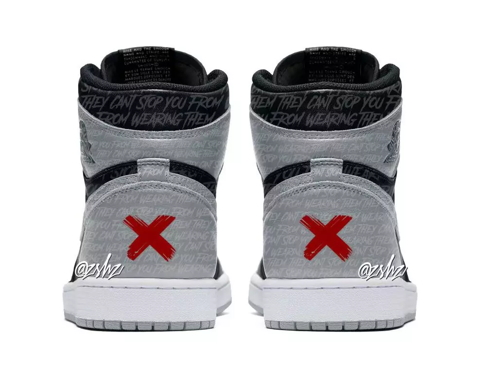 Air Jordan 1 Rebellionaire Banned Цвет: черный/бело-серый Код стиля: 555088-036 Дата выпуска: 19 марта 2022 г. Цена: 170 долларов США