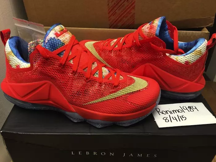 Nike LeBron XII 12 Trainwreck Sample