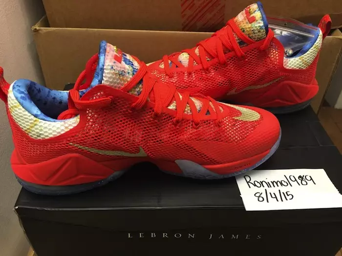 Nike LeBron XII 12 Trainwreck 샘플