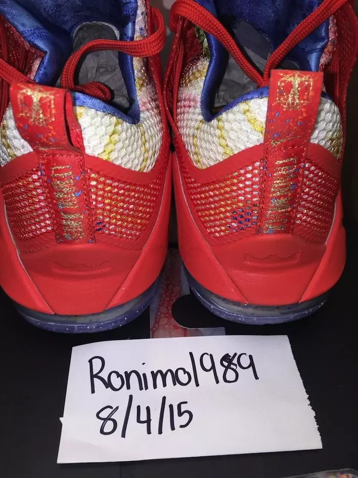 Nike LeBron XII 12 Trainwreck-Muster