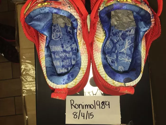 Nike LeBron XII 12 Trainwreck Sample