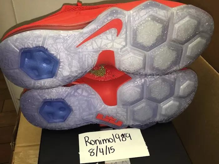 Nike LeBron XII 12 Trainwreck Sample