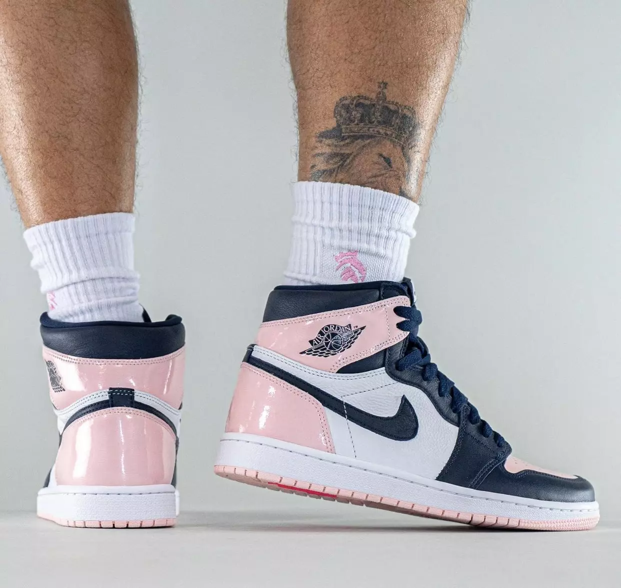 Air Jordan 1 Bubblegum Atmosphere DD9335-641 Çıkış Tarihi On-Feet