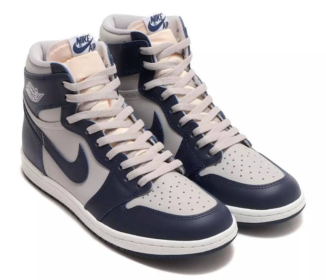 Air Jordan 1 Għoli 85 Georgetown College Navy BQ4422-400 Data ta' Rilaxx