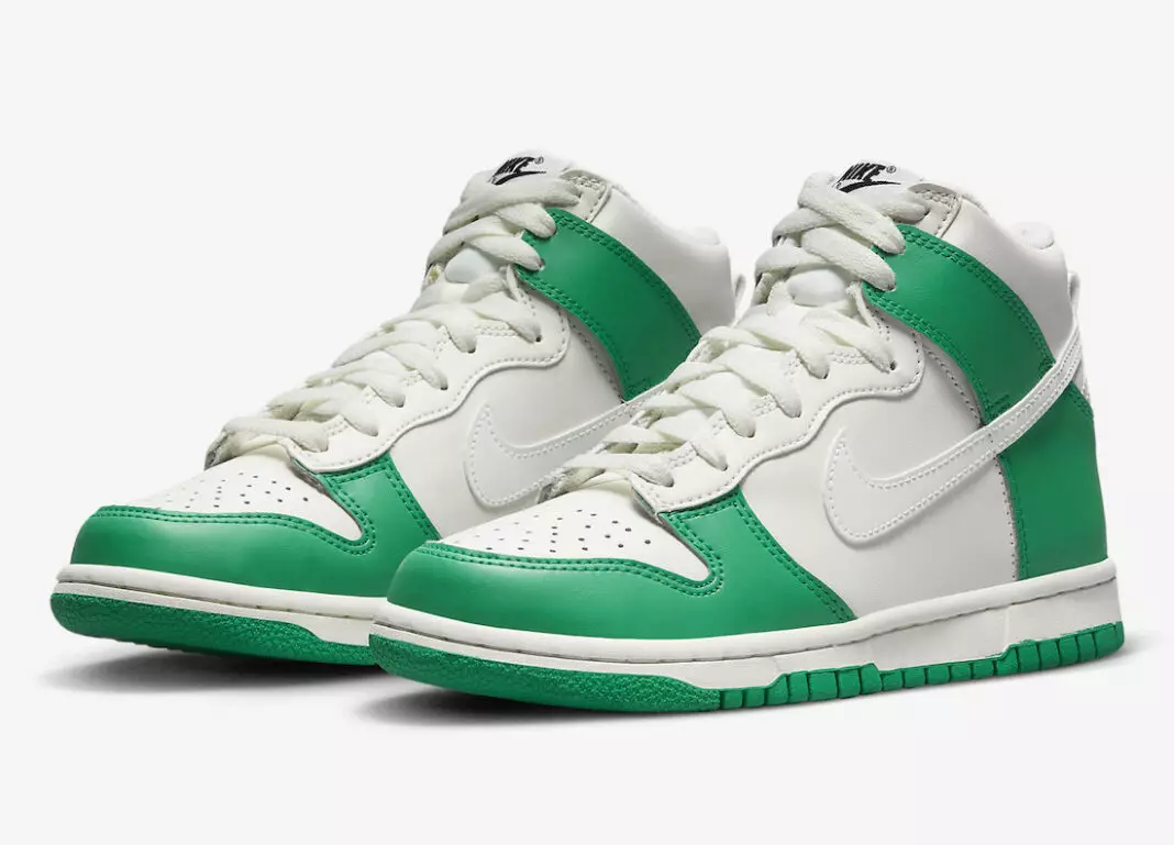 Nike Dunk Yüksek Beyaz Yeşil DB2179-002 Çıkış Tarihi