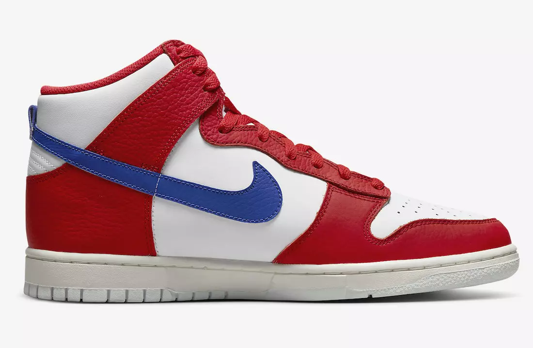 Nike Dunk High USA Červená Biela Modrá DX2661-100 Dátum vydania