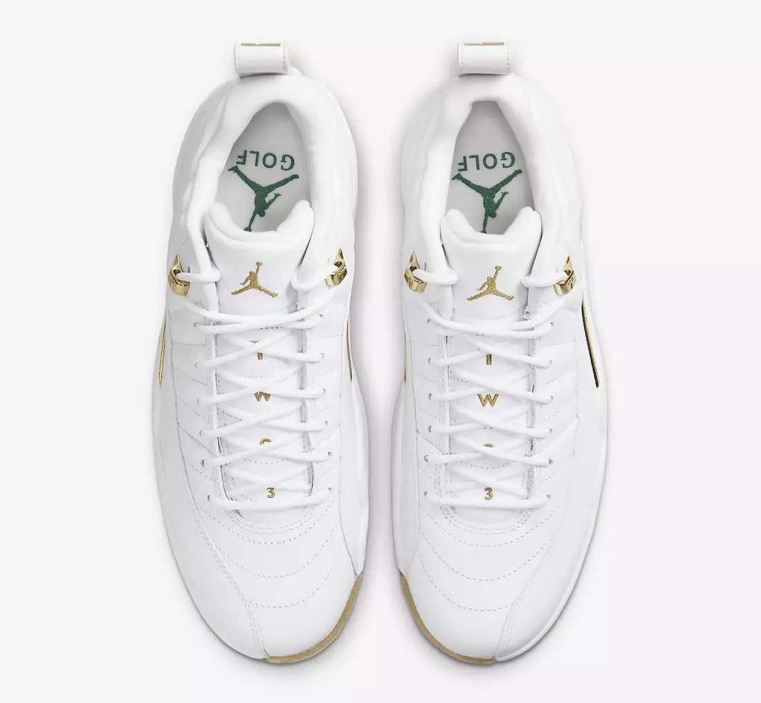 Air Jordan 12 Low Golf White Metallic Gold DM0106-117 Útgáfudagur