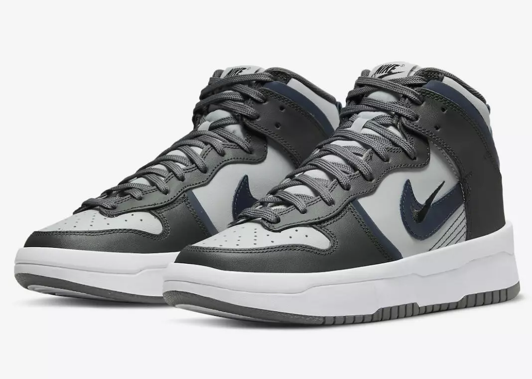 Nike Dunk High Up Iron Grey Black Grey Fog Midnight Navy DH3718-002 Ngày phát hành