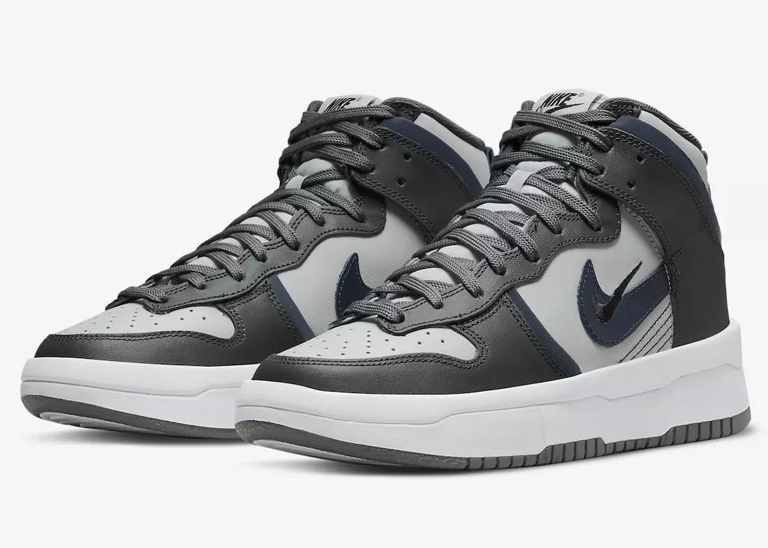 Nike Dunk High Up Iron Gris Noir Gris Fog Midnight Navy DH3718-002 Date de sortie