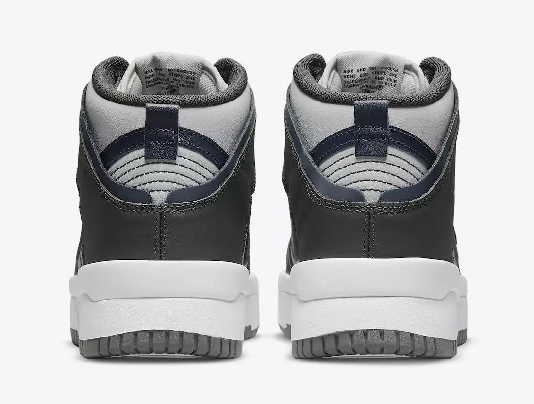 Nike Dunk High Up Iron Grey Black Grey Tuman Midnight Navy DH3718-002 Chiqarilish sanasi