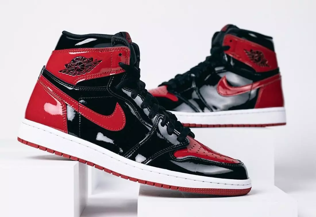 Air Jordan 1 High OG Bred-patent 555088-063 Utgivelsesdato