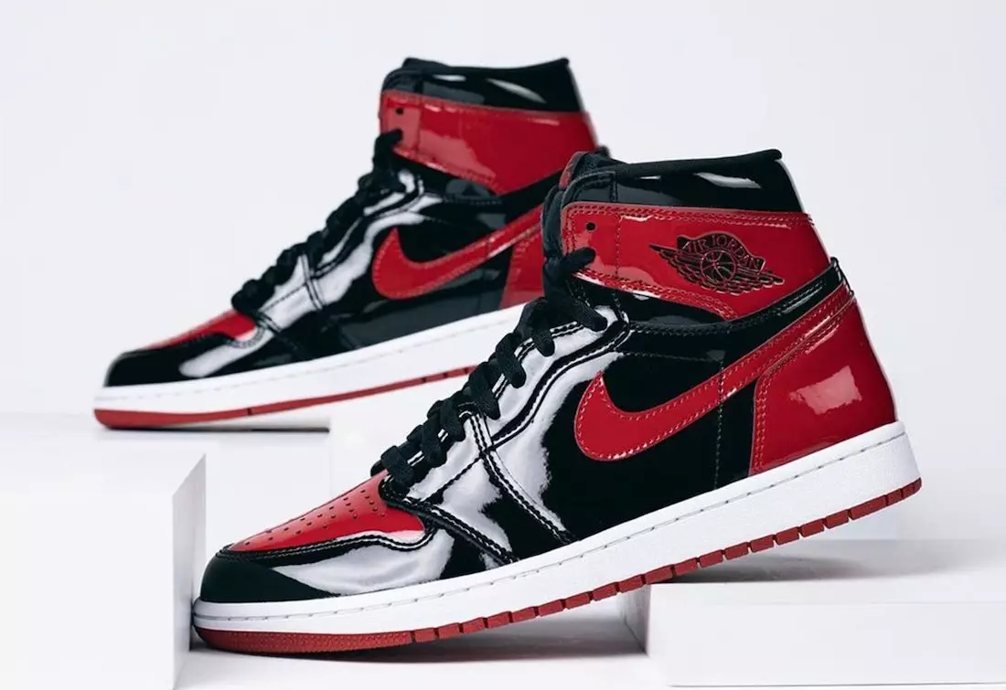 Air Jordan 1 High OG Bred Patent 555088-063 Ημερομηνία κυκλοφορίας