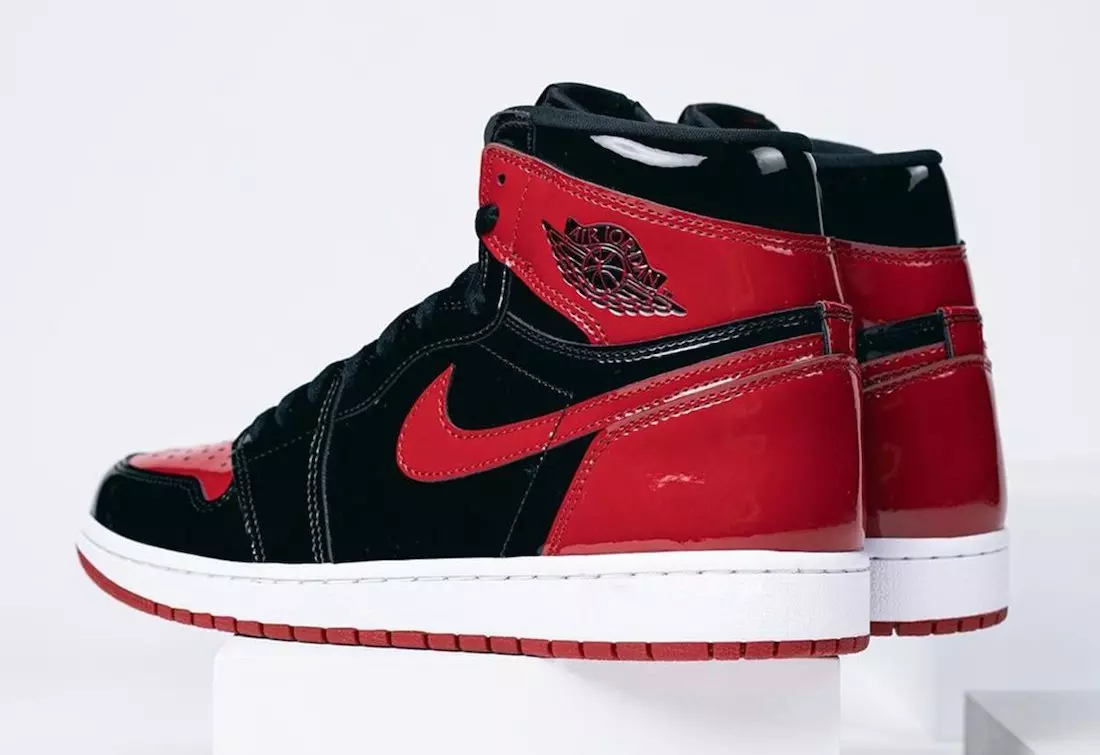 Air Jordan 1 High OG Bred-patent 555088-063 Utgivelsesdato