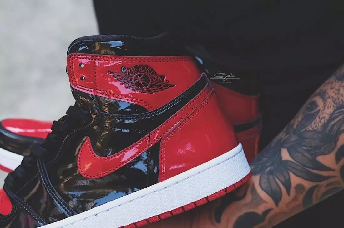 Air Jordan 1 High Bred патенті 555088-063 Шығарылған күні