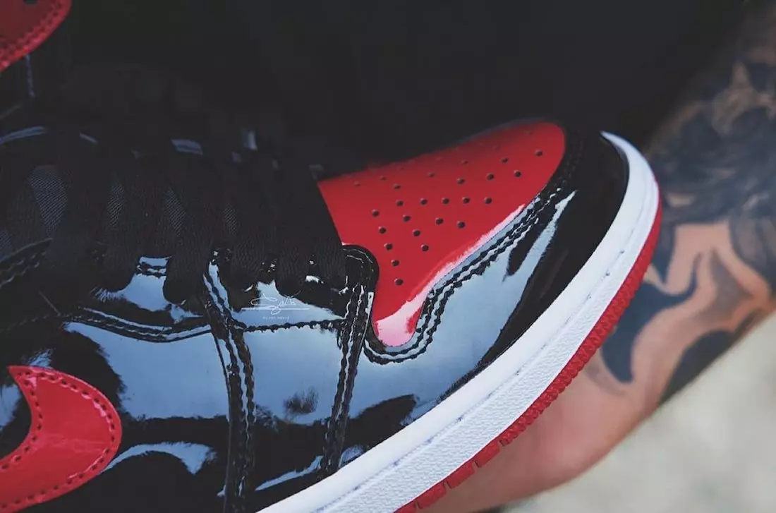 Air Jordan 1 High Bred Патент 555088-063 Санаи озод