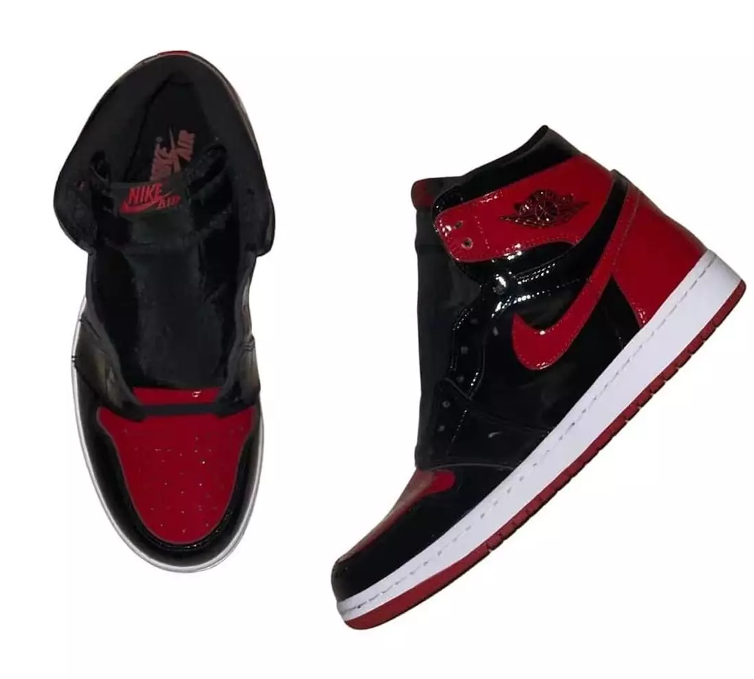 Air Jordan 1 Bred einkaleyfi endurmyndað 555088-063 Útgáfudagur