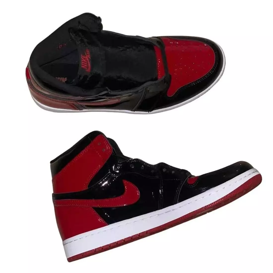 Air Jordan 1 Bred Patent Reimagined 555088-063 Թողարկման ամսաթիվ