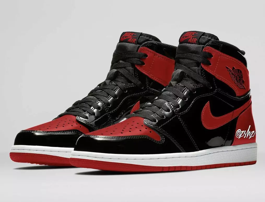 Air Jordan 1 Paitinn Phóraithe Athshamhlaithe 555088-063 Dáta Eisiúna