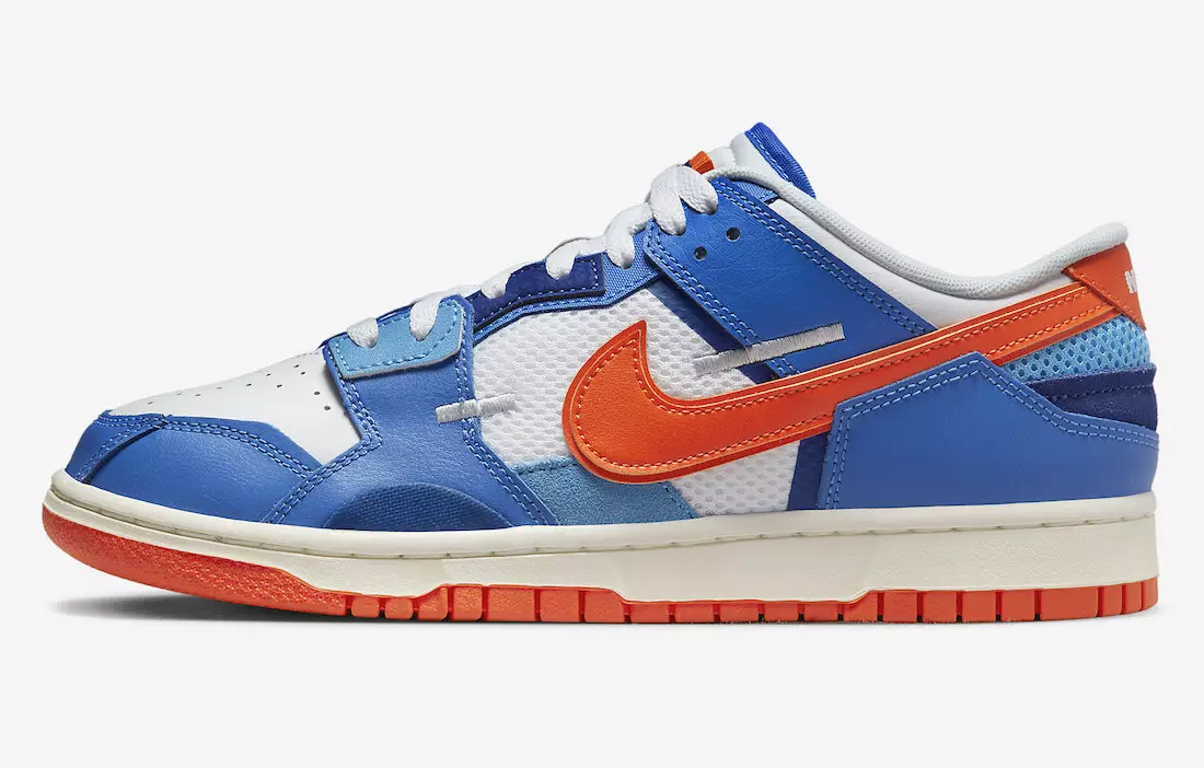 Tarehe ya Kutolewa ya Nike Dunk Low White Blue Orange DM0128-100