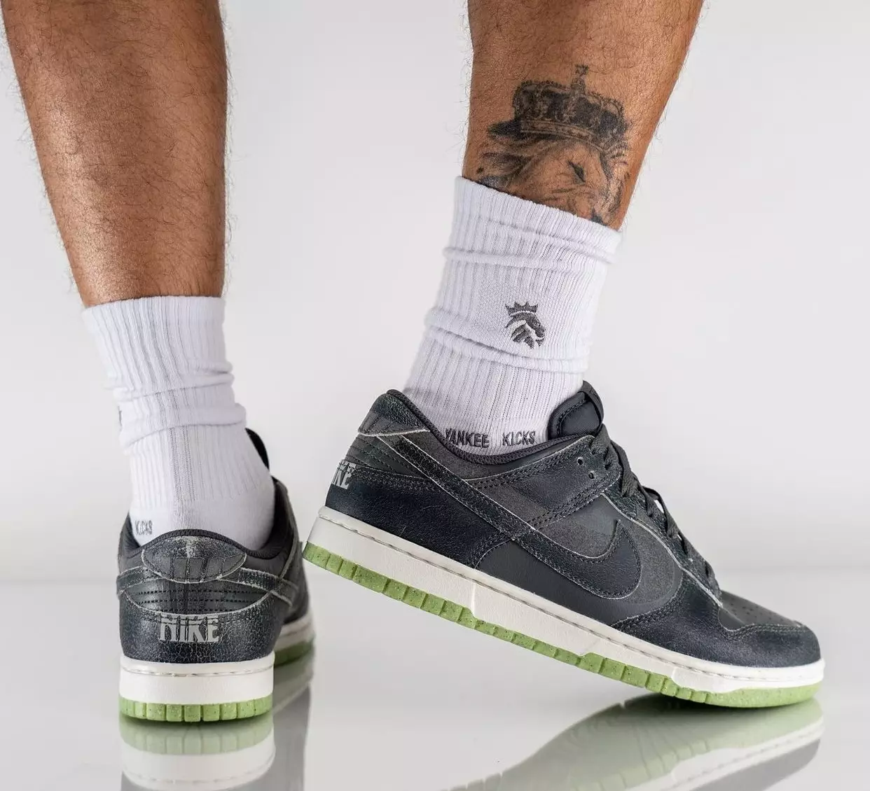 Nike Dunk Low Iron Grey DQ7681-001 Išleidimo data ant kojų