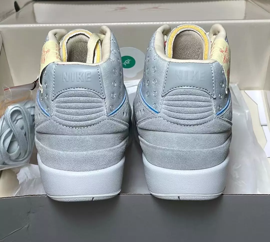 Union x Air Jordan 2 pilkas rūkas DN3802-001 Išleidimo data