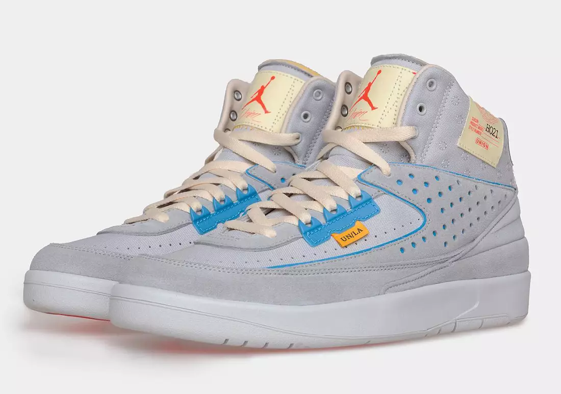 Union LA Air Jordan 2 Grey Fog Data de Lançamento