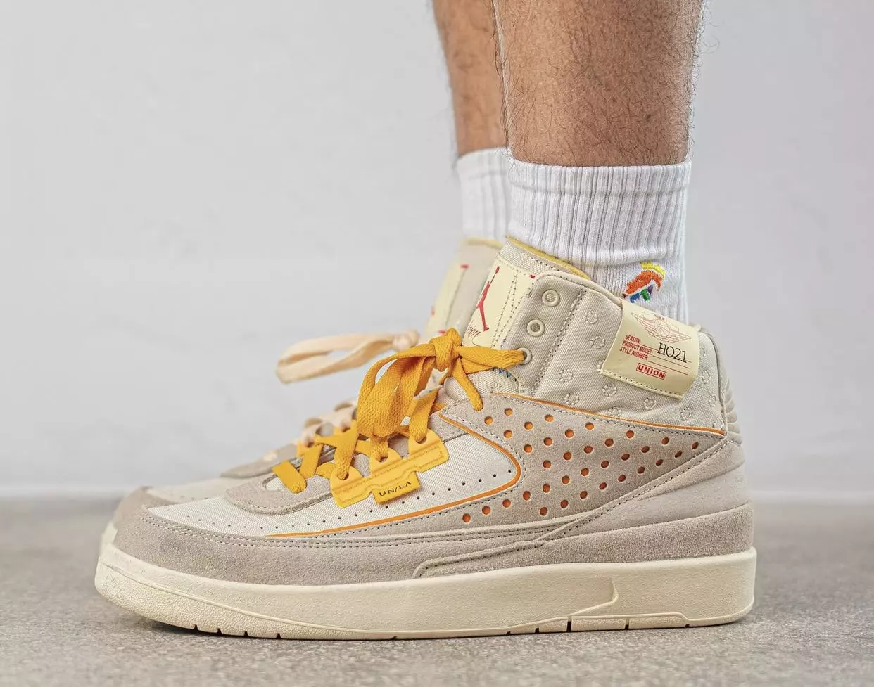 Union Air Jordan 2 Rattan Datum vydání na nohou