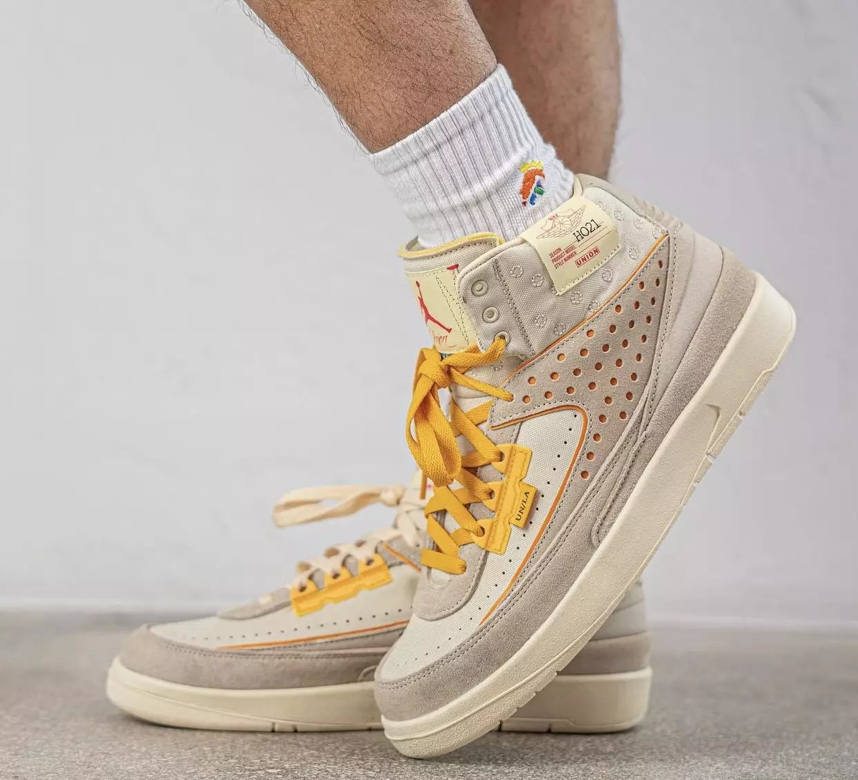 Union Air Jordan 2 Rattan Buraxılış Tarixi Ayaqlarda