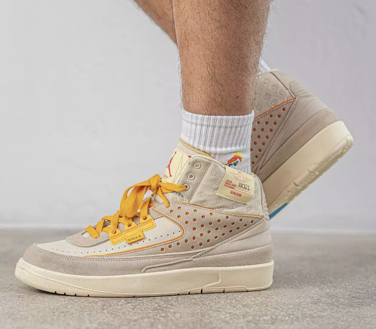 Union Air Jordan 2 Rattan Data de lançamento nos pés