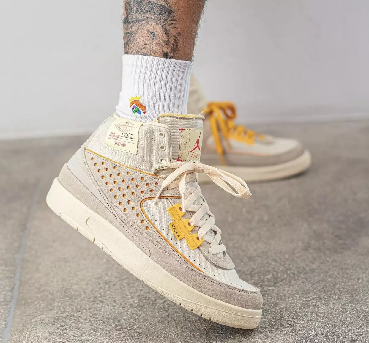 Union Air Jordan 2 Rattan Buraxılış Tarixi Ayaqlarda