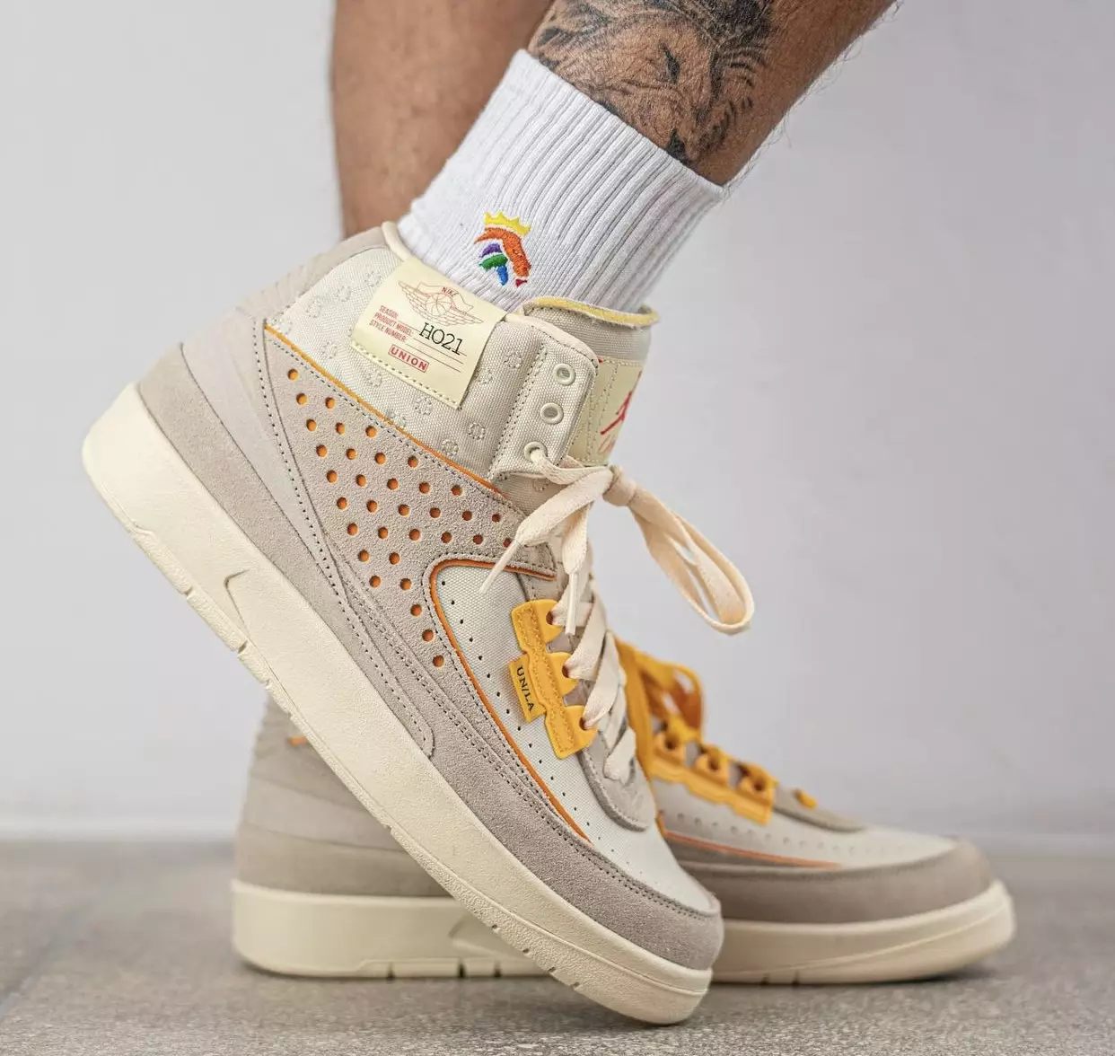 Data premiery Union Air Jordan 2 Rattan On-Feet