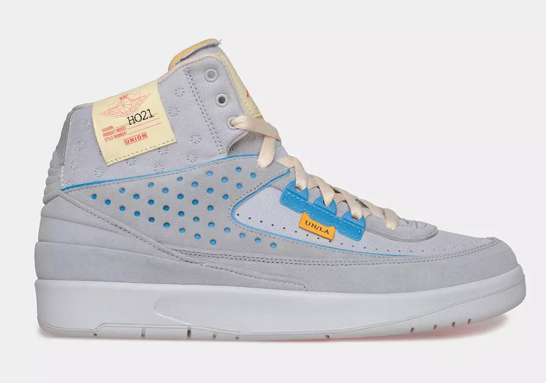 Union LA Air Jordan 2 Grey Fog Releasedatum