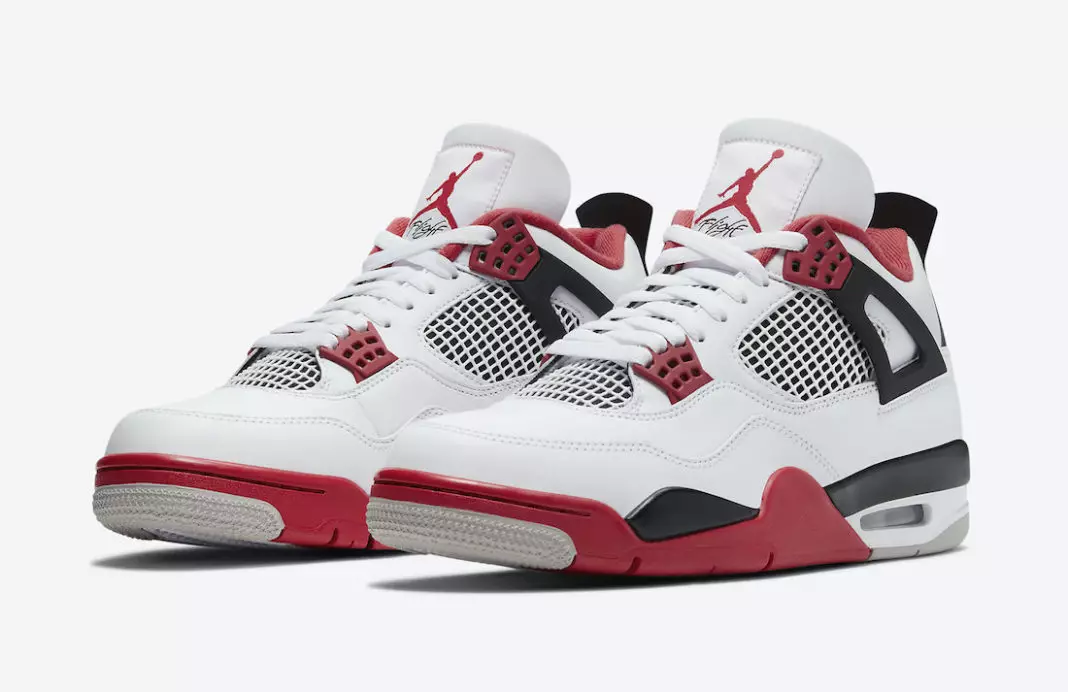 Harga Tarikh Tayangan Air Jordan 4 OG Fire Red DC7770-160