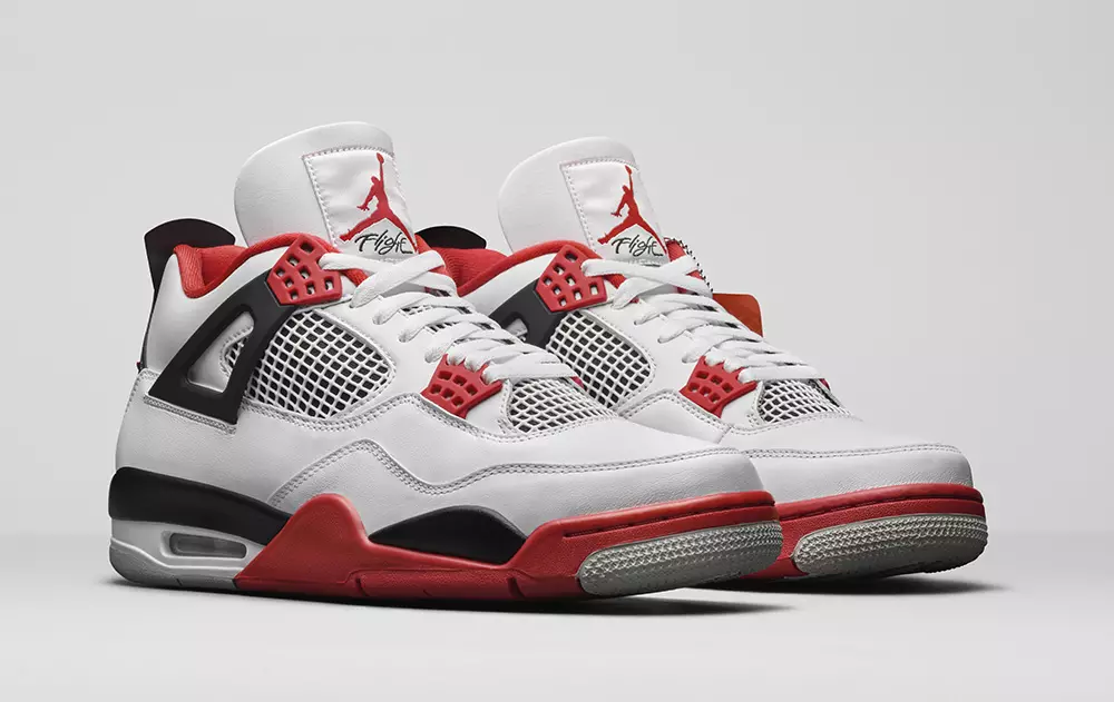 قیمت تاریخ عرضه Air Jordan 4 Retro Fire Red DC7770-160