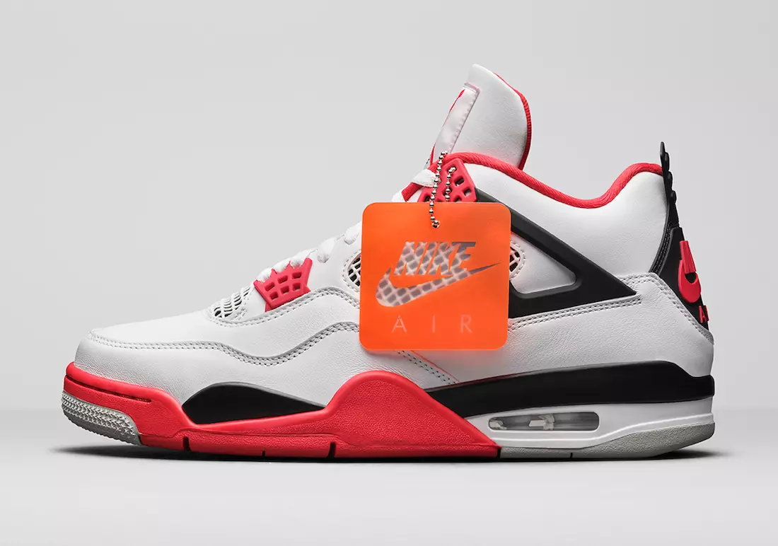 Air Jordan 4 Retro OG Feuerrot DC7770-160 Erscheinungsdatum 2020