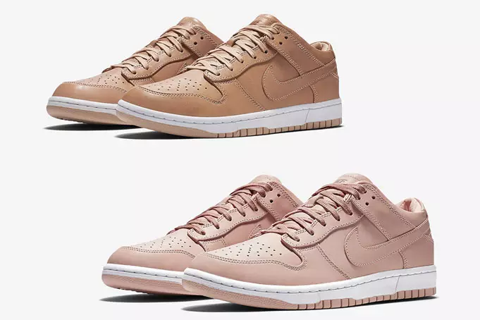 NikeLab Dunk Luxe төмен арктикалық қызғылт сары Вачетта сарғыш