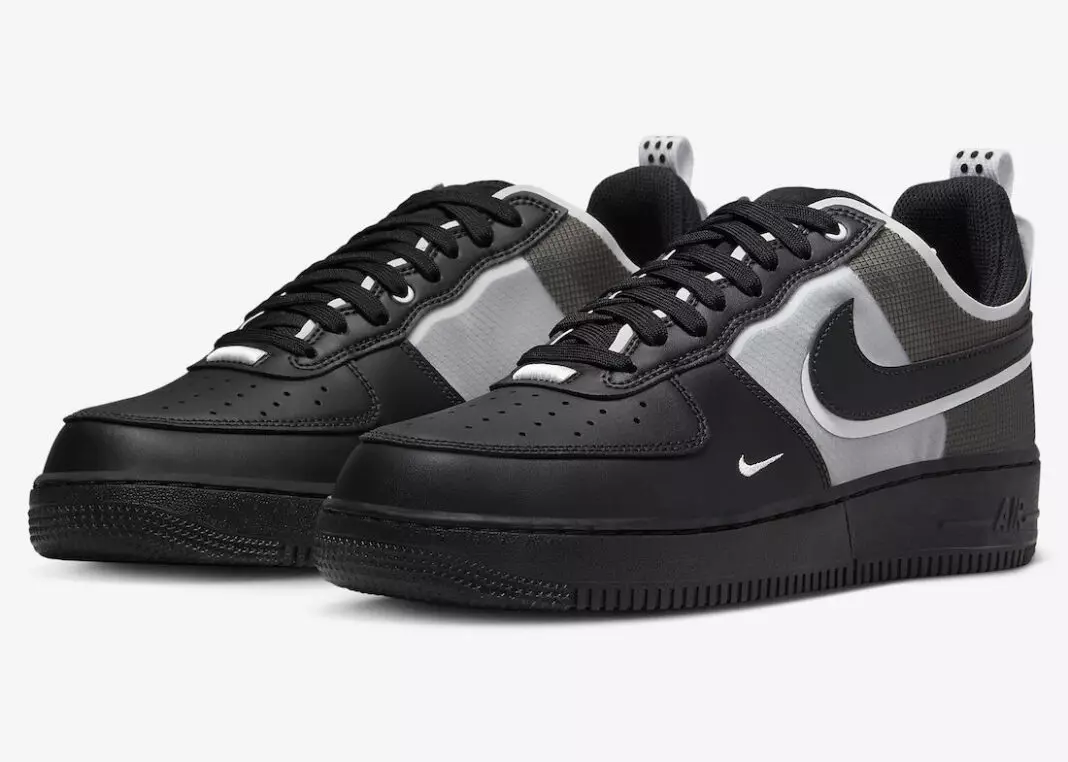 Nike Air Force 1 React Negras Blancas DM0573-002 Fecha de lanzamiento