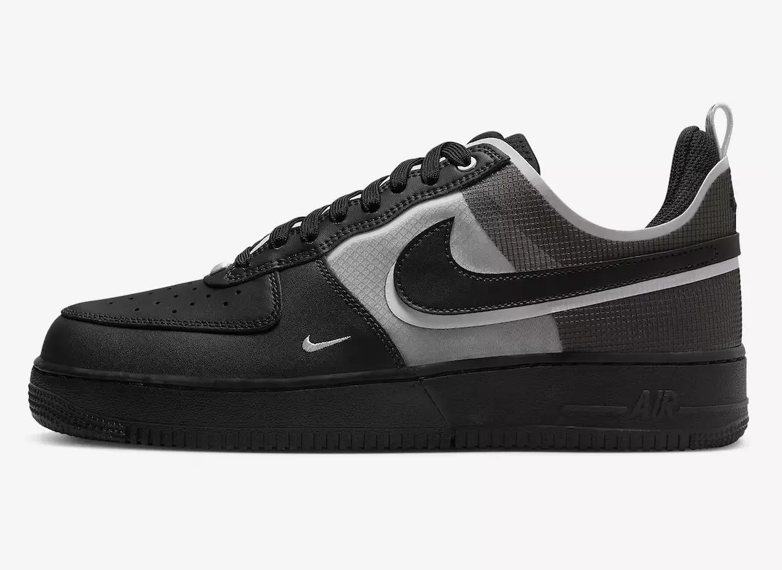 Nike Air Force 1 React Negras Blancas DM0573-002 Fecha de lanzamiento