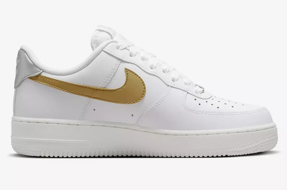 Nike Air Force 1 Low White Gold Silver DD8959-106 Tanggal Rilis